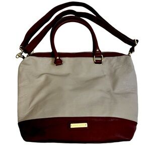 Steve Madden | Tote Style Purse | Maroon, Taupe - two tone | NWOT